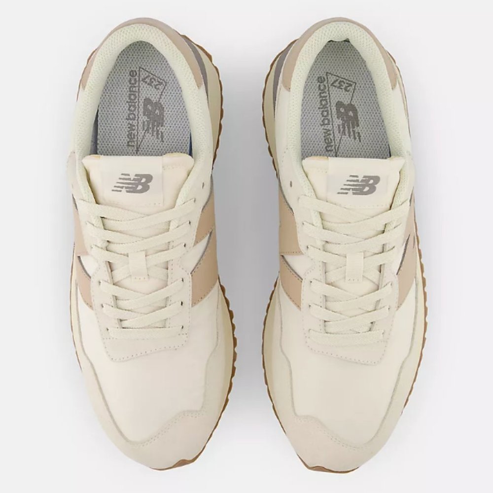 NEW Balance 237 Unisex Casual Sneakers Shoes Women 9.5 / Men 8 Beige Tan - Picture 8 of 11